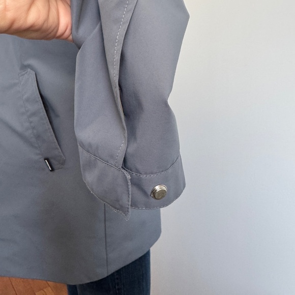 Matinique - Grey/Blue  Miles Mac Jacket Mens  3/4 Length Coat - Picture 5 of 11